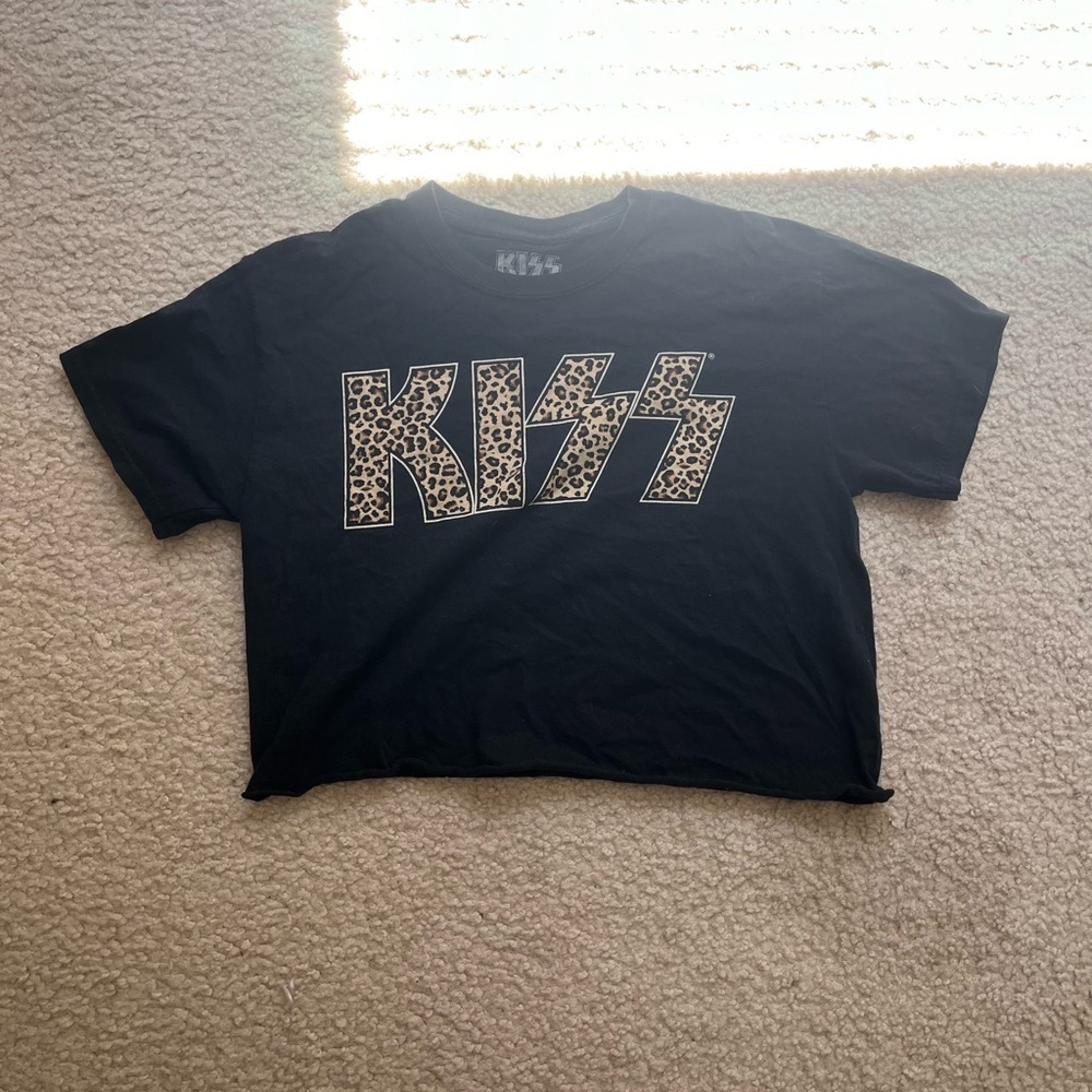 KISS BAND CONCERT CROP TOP TEE FOR WOMEN MEN